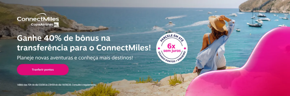 Livelo ConnectMiles 40% bônus Livelo ConnectMiles 40% bônus