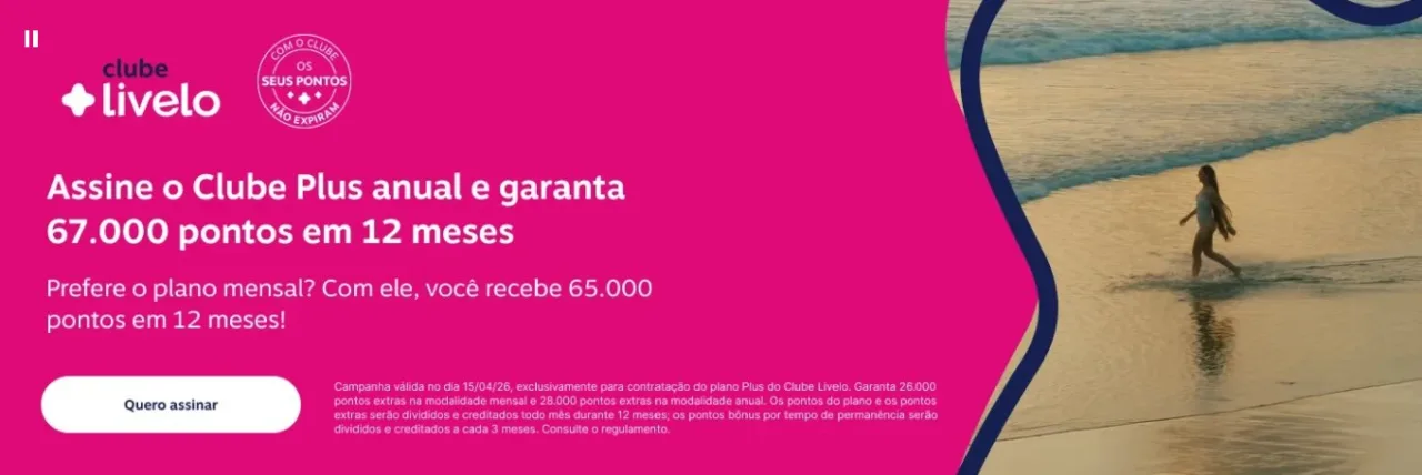 Livelo Plus 67 mil