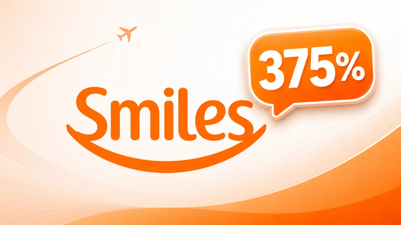 Smiles bônus 375%: compra de milhas tem oferta especial na Smiles Week 1 Smiles bônus 375%