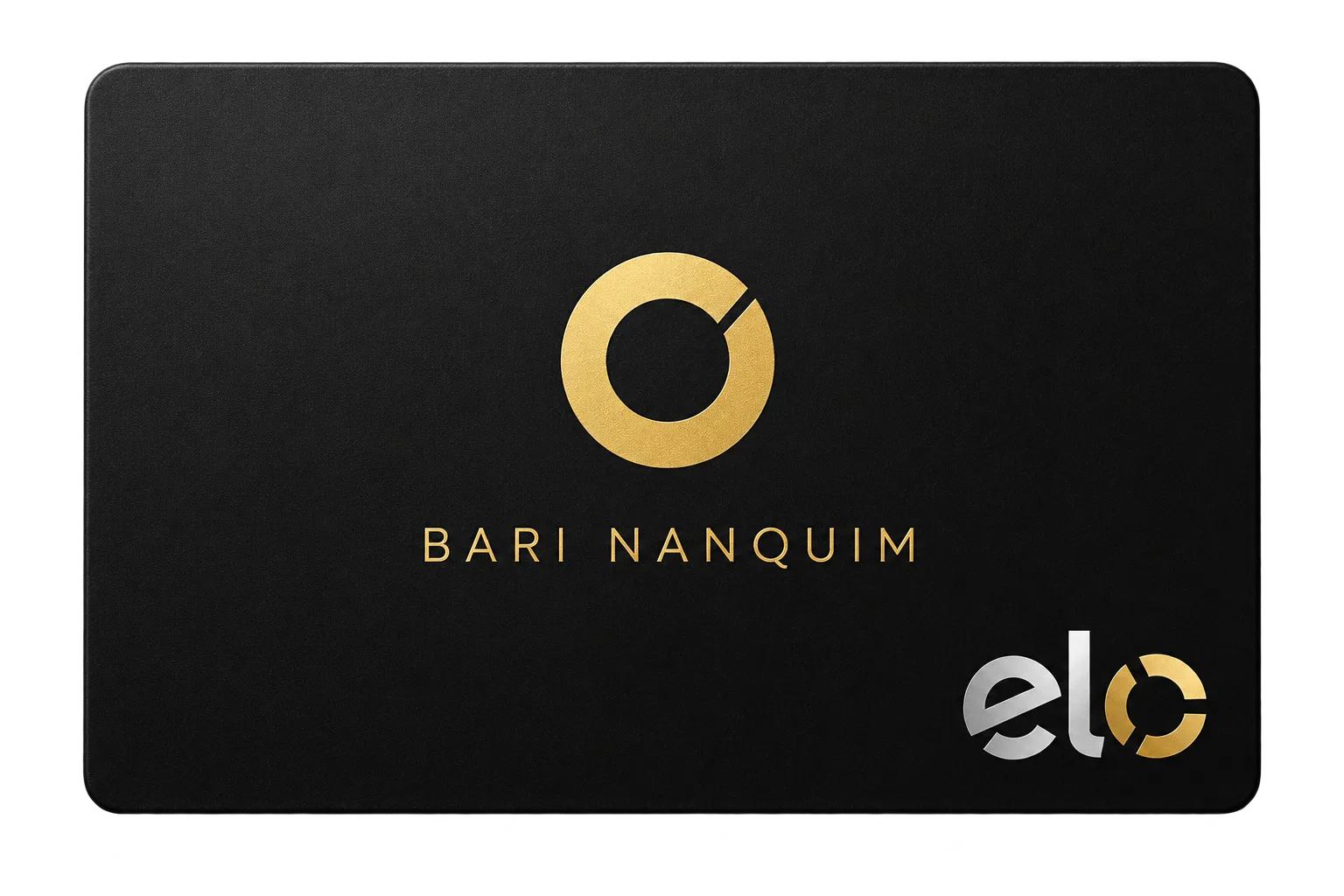 Cartão Banco Bari Elo Nanquim