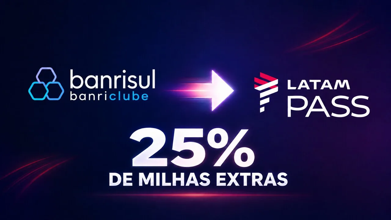 LATAM Pass e BanriClube 25% de bônus: transfira pontos e ganhe milhas extras 4 LATAM Pass e BanriClube 25% de bônus
