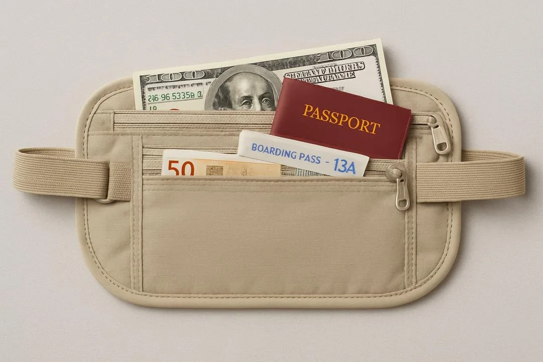 IMPORTANTE!! Pochete Antifurto de Viagem Slim: para não ter perrengue de viagem.