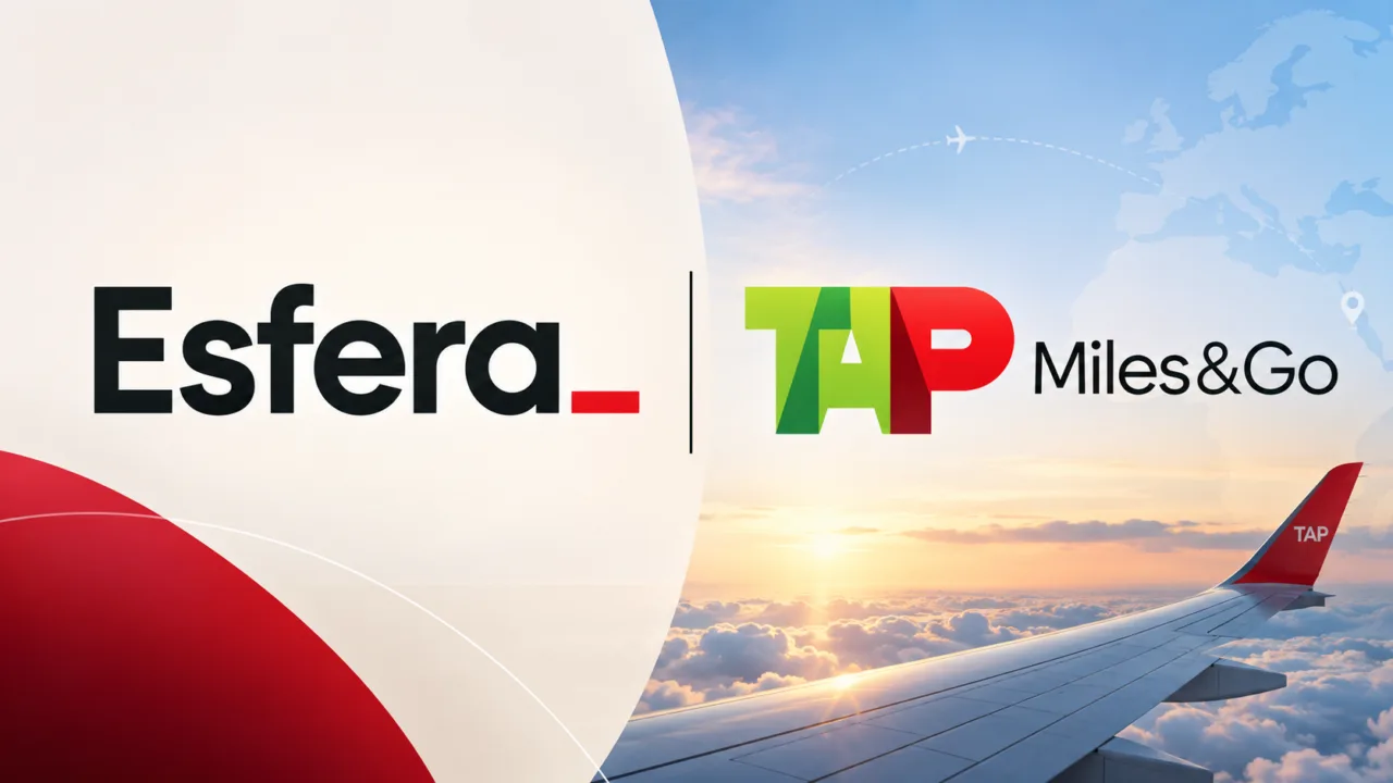 Esfera 18% desconto TAP Miles&Go