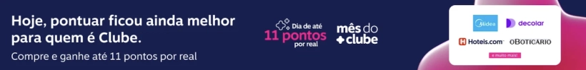 Livelo até 11 pontos por real