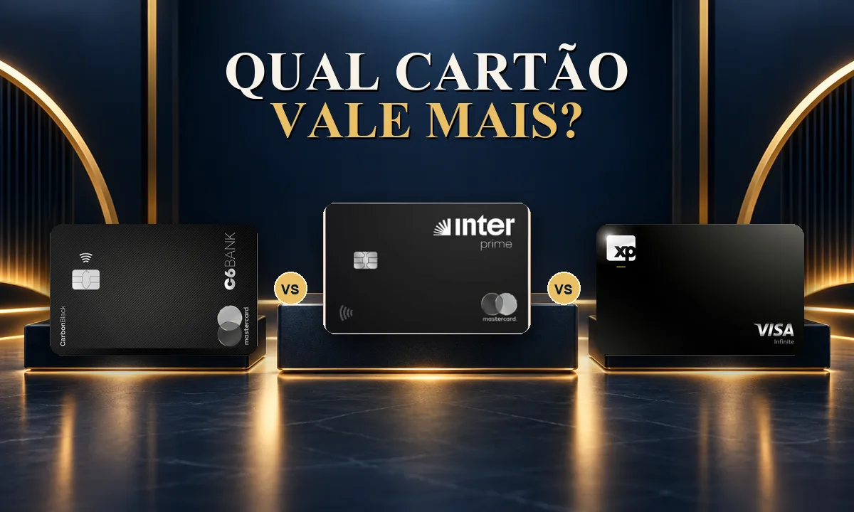 C6 Carbon vs Inter Prime vs XP Visa Infinite: qual vale mais? 1 capa c6 carbon inter prime xp visa infinite 1200x720 v5