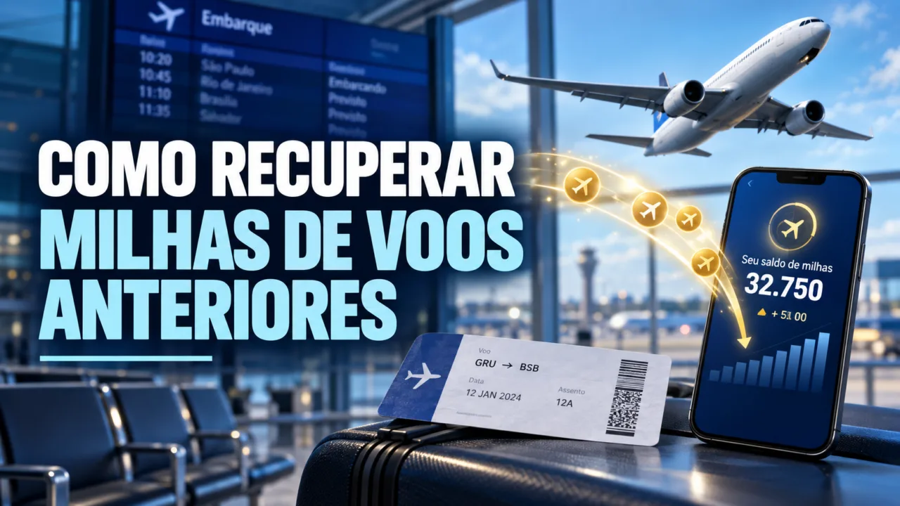 Como recuperar milhas de voos anteriores
