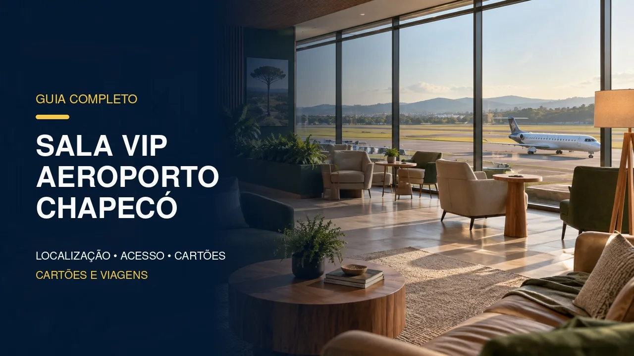 Sala VIP Aeroporto Chapecó: horário, localização e acesso 8 capa sala vip aeroporto chapeco 1