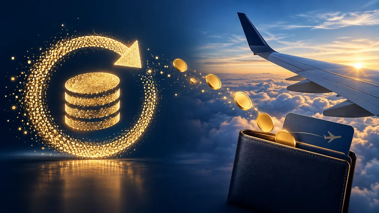 Pontos e milhas vencidos sendo recuperados para uma viagem