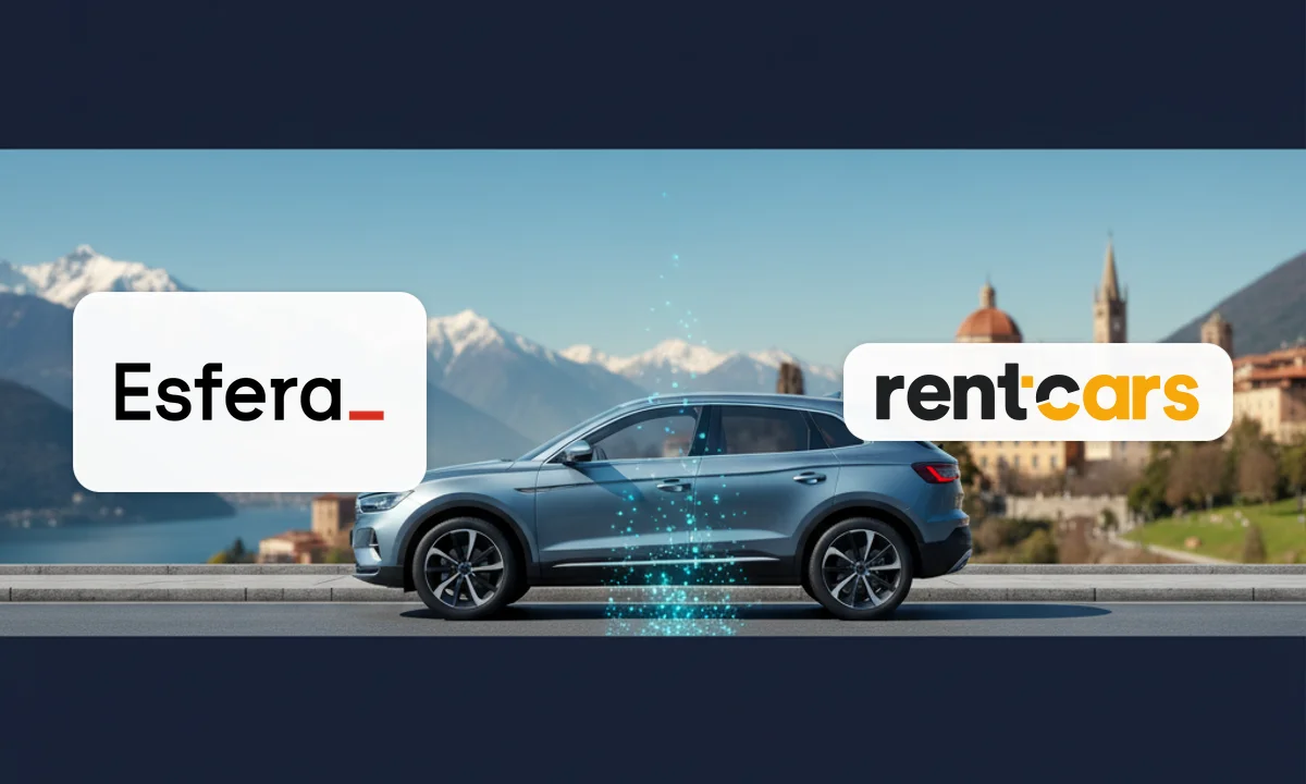 Esfera e Rentcars: Ganhe 12 pontos a cada US$ 1 em reservas!