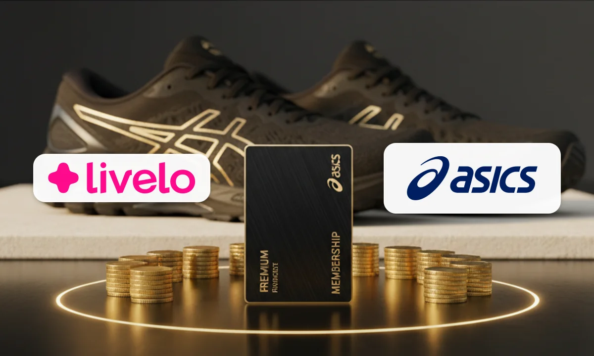Asics e Livelo: Ganhe 5 pontos por R$ 1 em compras, mesmo sem Clube! 1 Asics e Livelo: Ganhe 5 pontos por R$ 1 em compras, mesmo sem Clube!