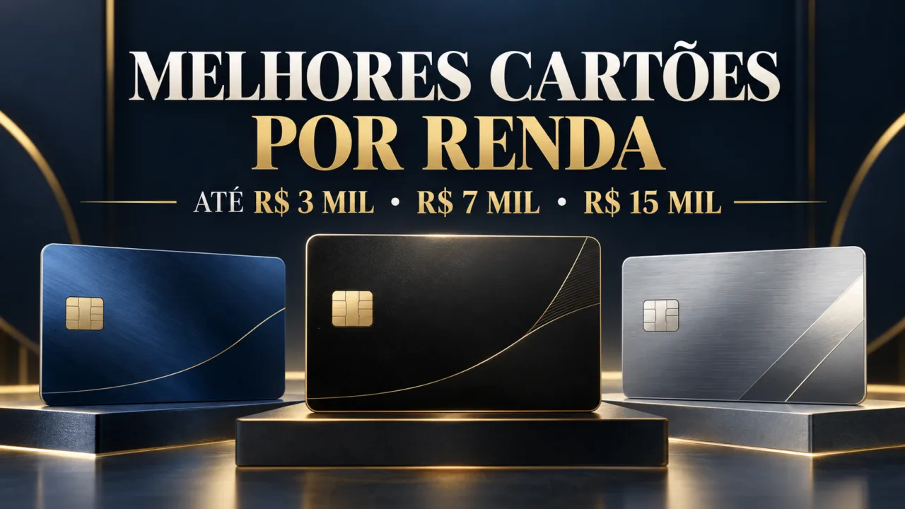 Melhores cartões de crédito por renda: até R$ 3 mil, R$ 7 mil e R$ 15 mil 3 Melhores cartões de crédito por renda: até R$ 3 mil, R$ 7 mil e R$ 15 mil por mês