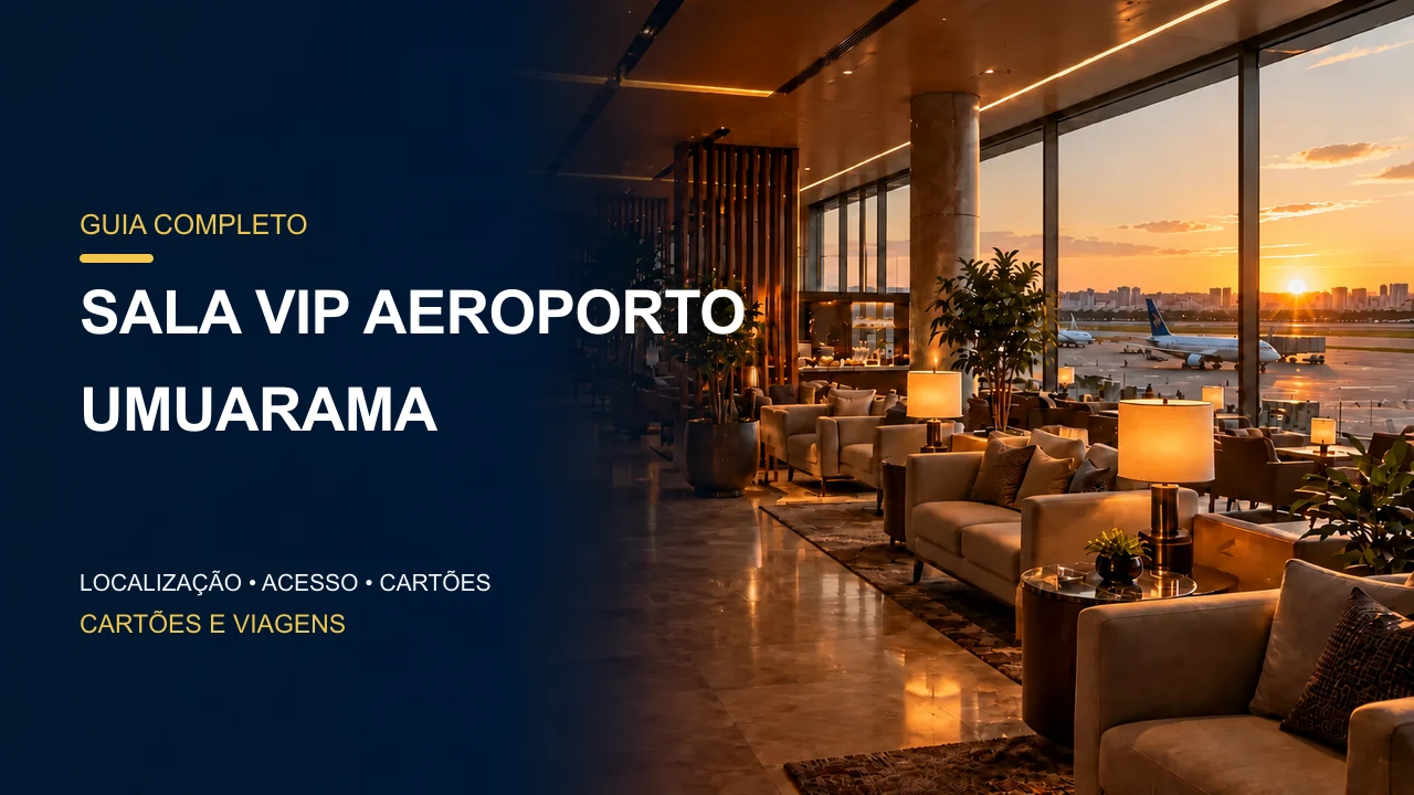 Aeroporto de Umuarama: sem sala VIP confirmada no portal 6 Sala VIP Aeroporto Umuarama