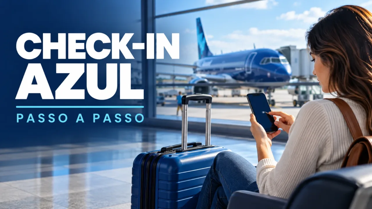 Como fazer check-in na Azul: online, aplicativo e prazos por rota 2 Como fazer check-in na AZUL — passageiro utilizando atendimento digital no aeroporto