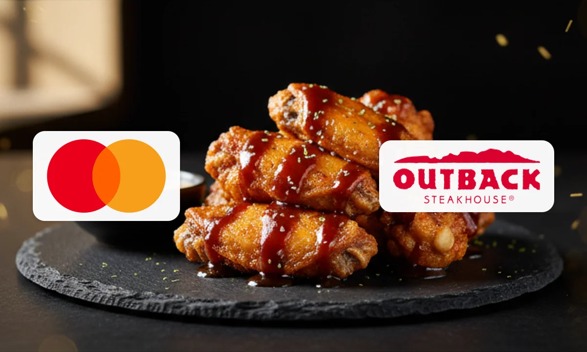 Ganhe 1 Kookaburra Wings no Outback com Mastercard Surpreenda