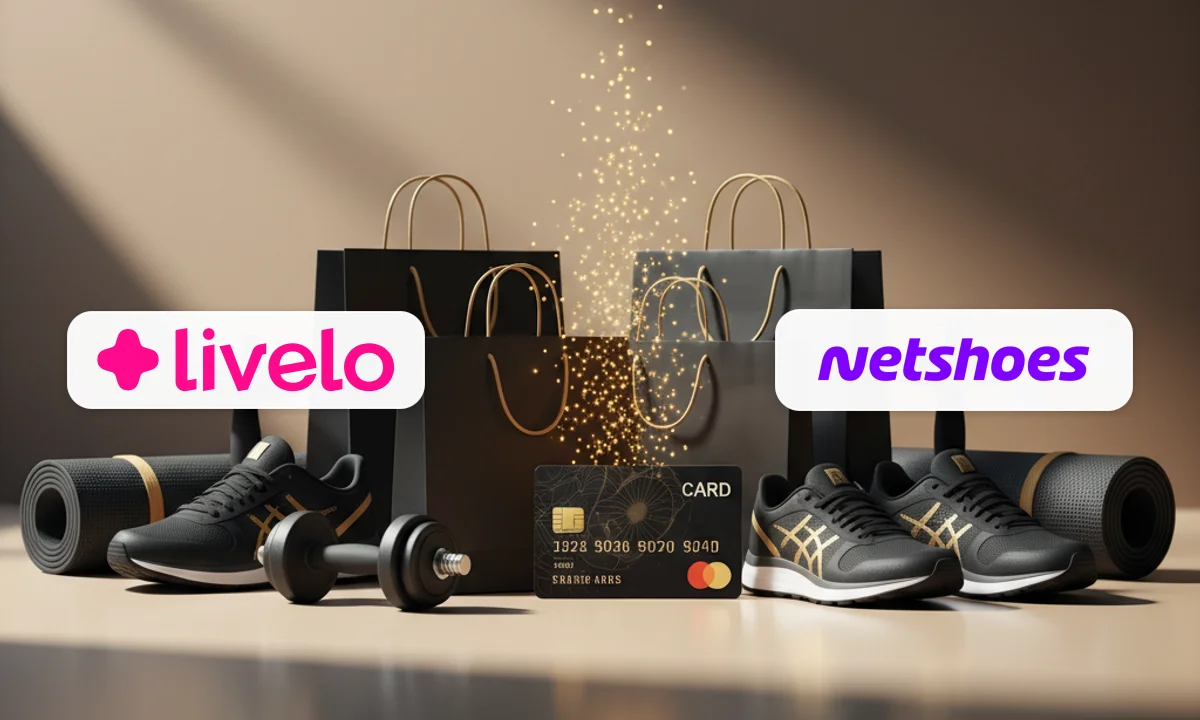 Netshoes e Livelo: Ganhe 2 Pontos por Real em Compras