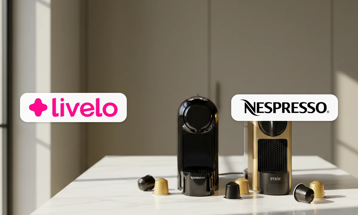 Nespresso e Livelo: Ganhe 6 pontos por R$ 1 na compra de máquinas!