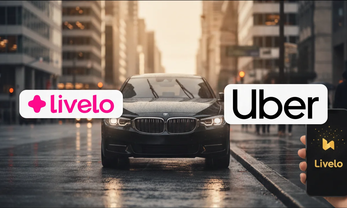 Livelo e Uber: Ganhe até 12 pontos por real no Uber em suas viagens!