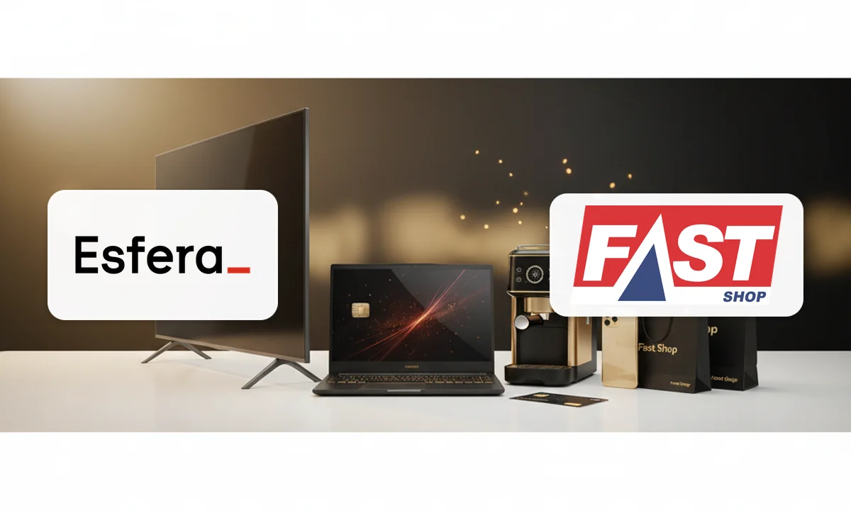 Esfera e Fast Shop: Ganhe até 5 pontos a cada real na Fast Shop em suas compras!