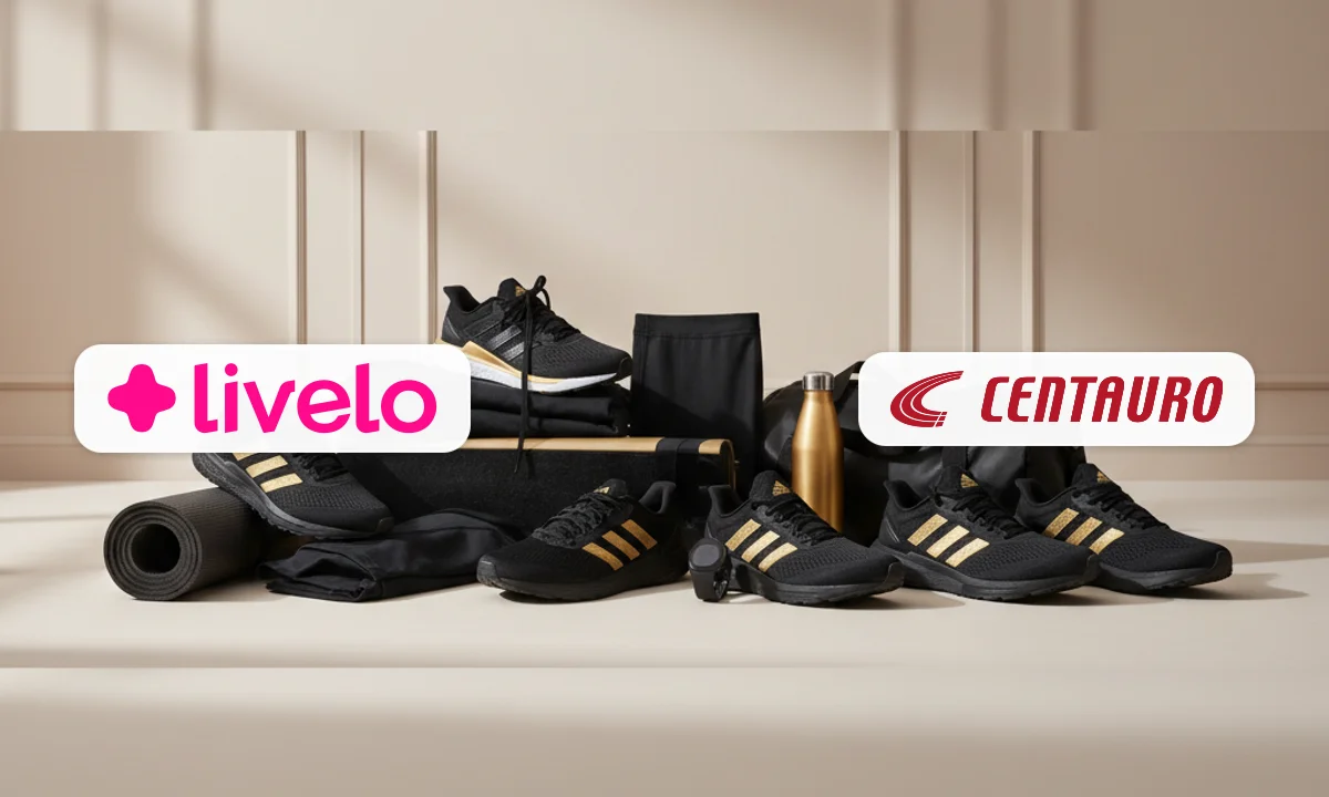 Centauro e Livelo: Ganhe até 9 pontos por R$ 1 na Centauro em produtos selecionados Adidas 2 Centauro e Livelo: Ganhe até 9 pontos por R$ 1 na Centauro em produtos selecionados Adidas