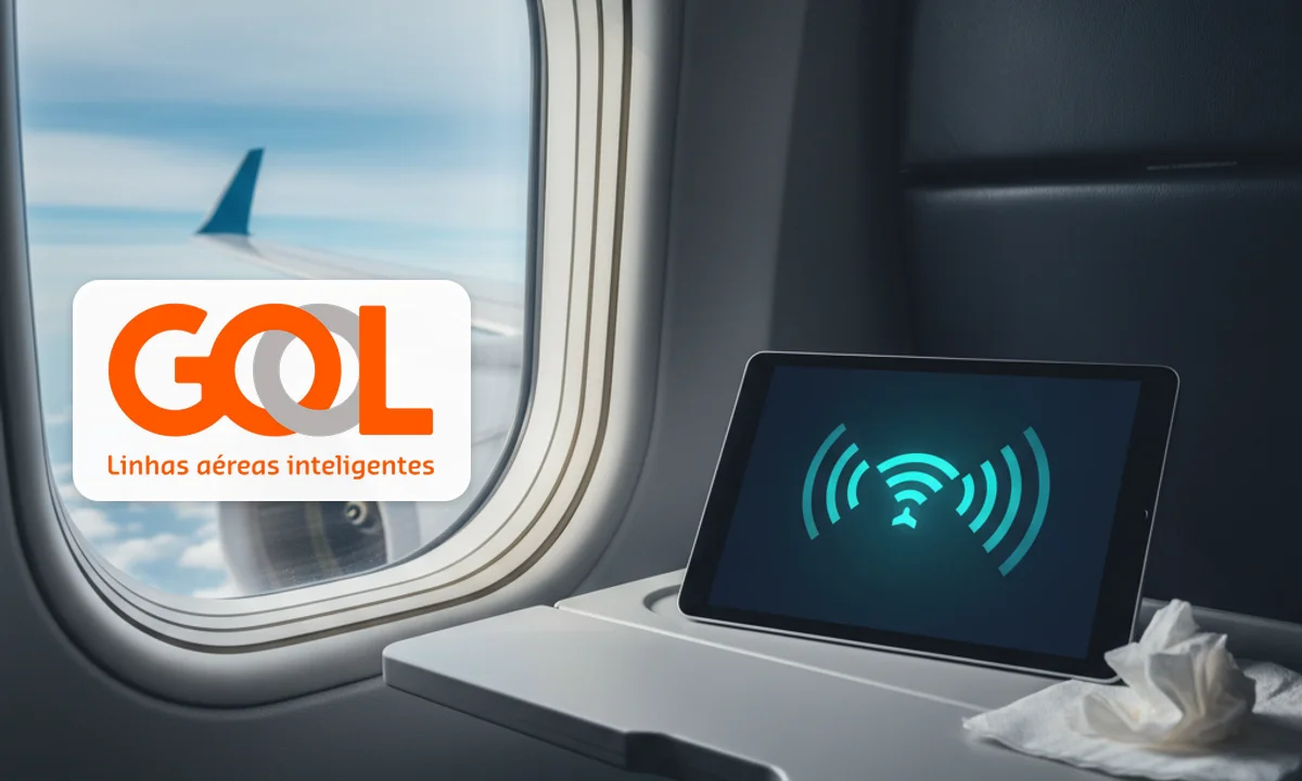 GOL aumenta o preço do Wi-Fi em voos: Entenda o que muda para o passageiro