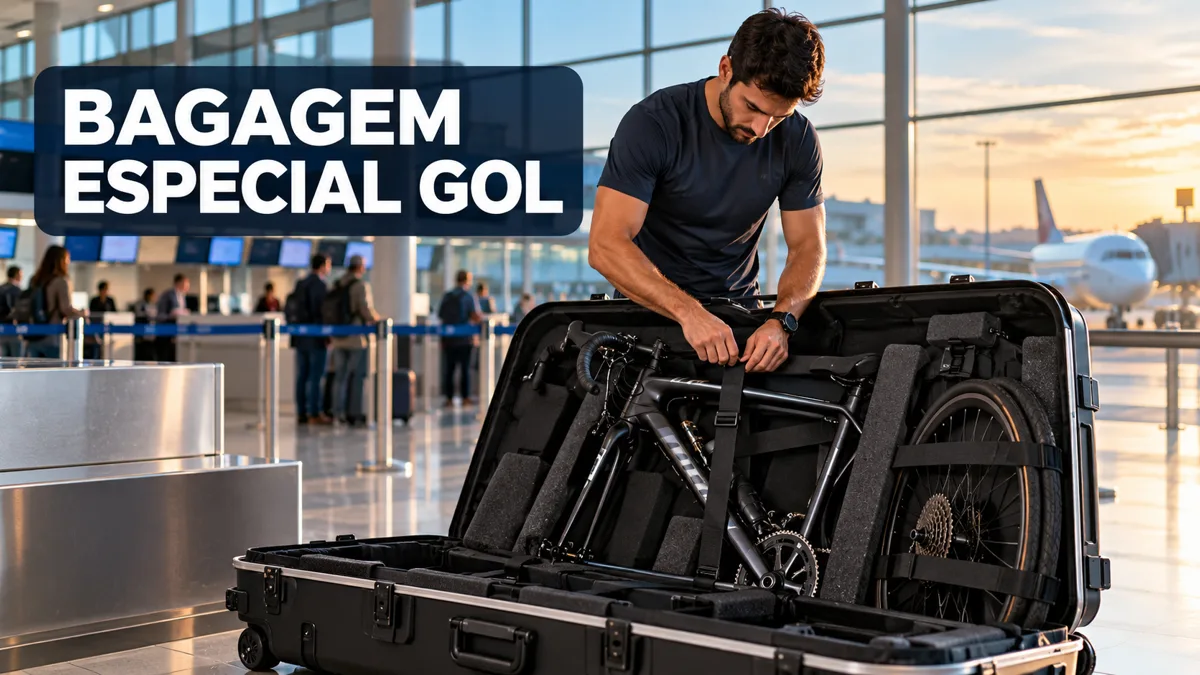 Bagagem especial na GOL: bicicleta, prancha e instrumentos — Portal Cartões e Viagens