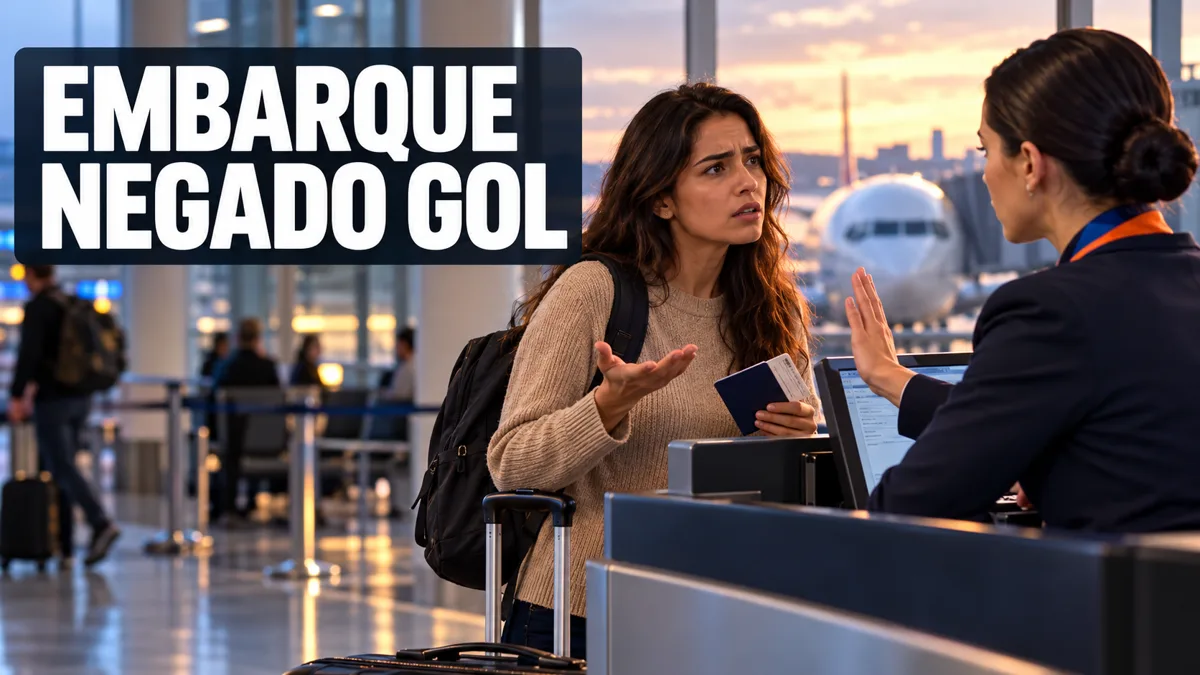 Embarque negado na GOL: preterição, compensação e direitos — Portal Cartões e Viagens