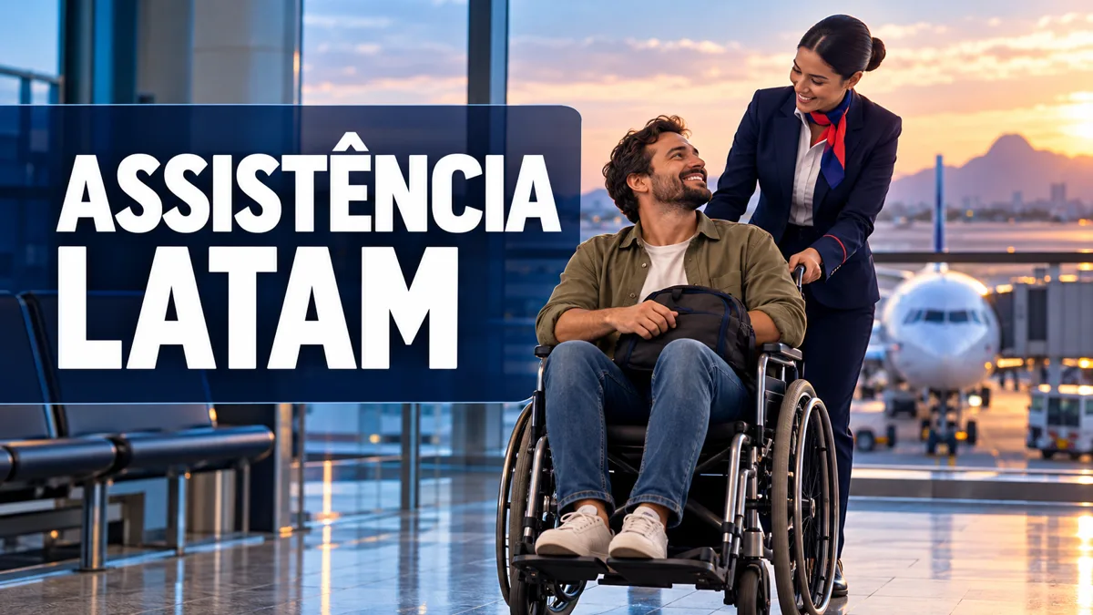 Assistência especial na LATAM: cadeira de rodas, MEDIF e como pedir
