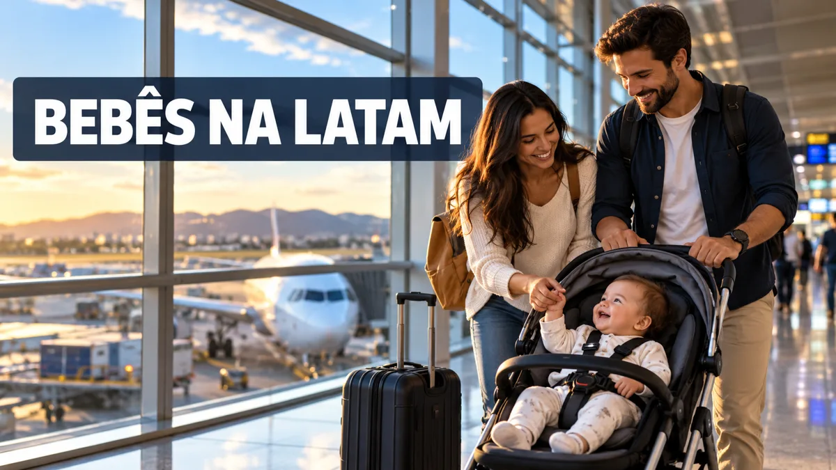 Viajar com bebê e criança na LATAM: passagem, documentos e carrinho 5 Viajar com bebê e criança na LATAM: passagem, documentos e carrinho — Portal Cartões e Viagens
