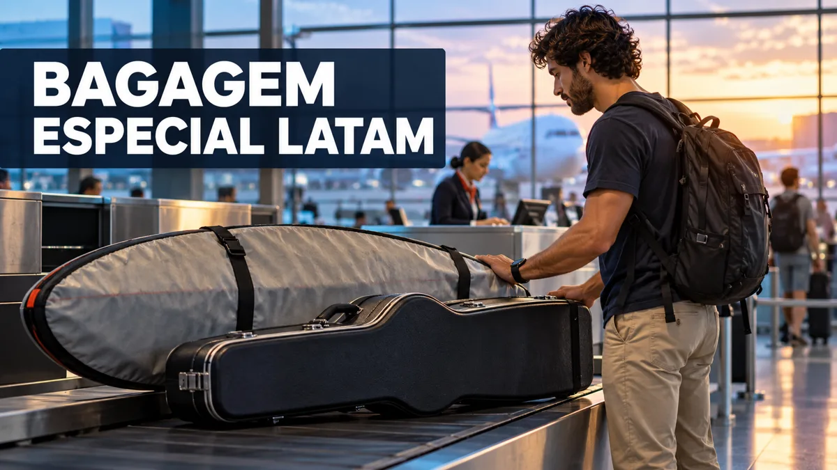 Bagagem especial na LATAM: bicicleta, prancha e instrumentos 5 Bagagem especial na LATAM: bicicleta, prancha e instrumentos — Portal Cartões e Viagens