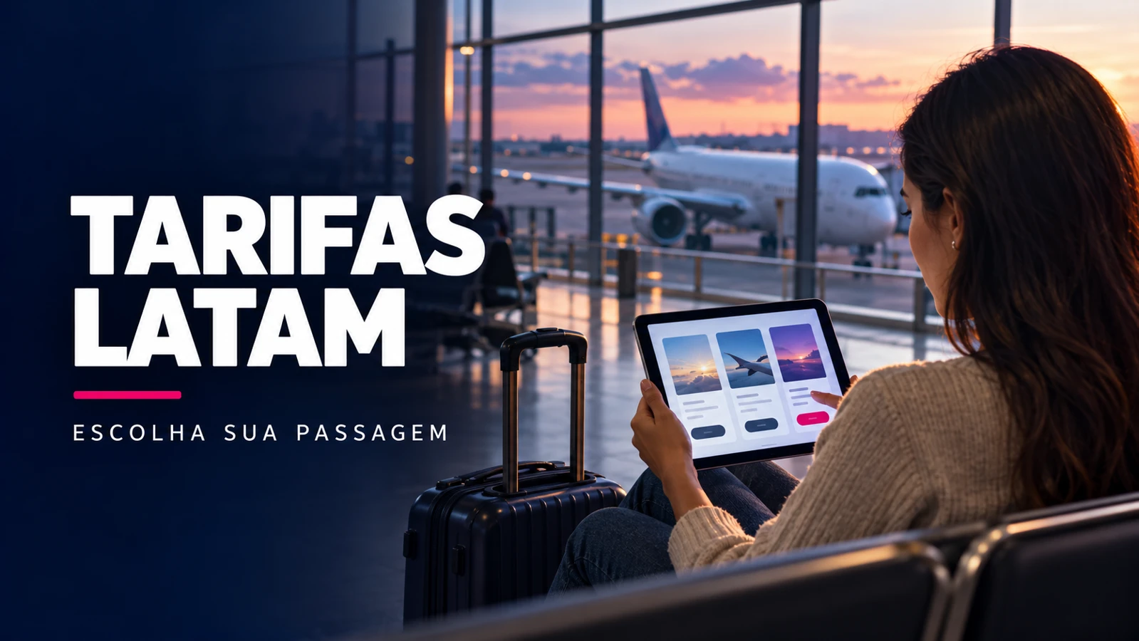 Tarifas da LATAM: bagagem, remarcação e reembolso em cada opção