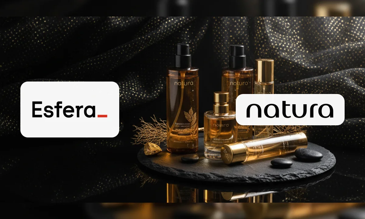 Natura e Esfera: Só até 17/10: 10 pontos/real em compras.